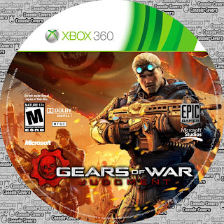 Capa - Label Gears Of War Judgment Xbox 360
