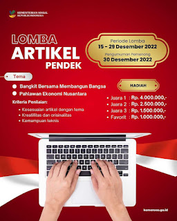 Lomba menulis artikel pendek kemensos