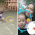 (Video) Bapa sibuk main handphone, tak sedar anaknya lemas selepas terjatuh di sungai