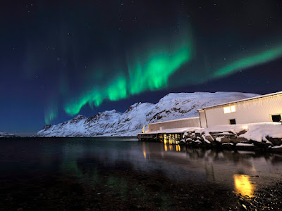 Aurora in Alaska Sky