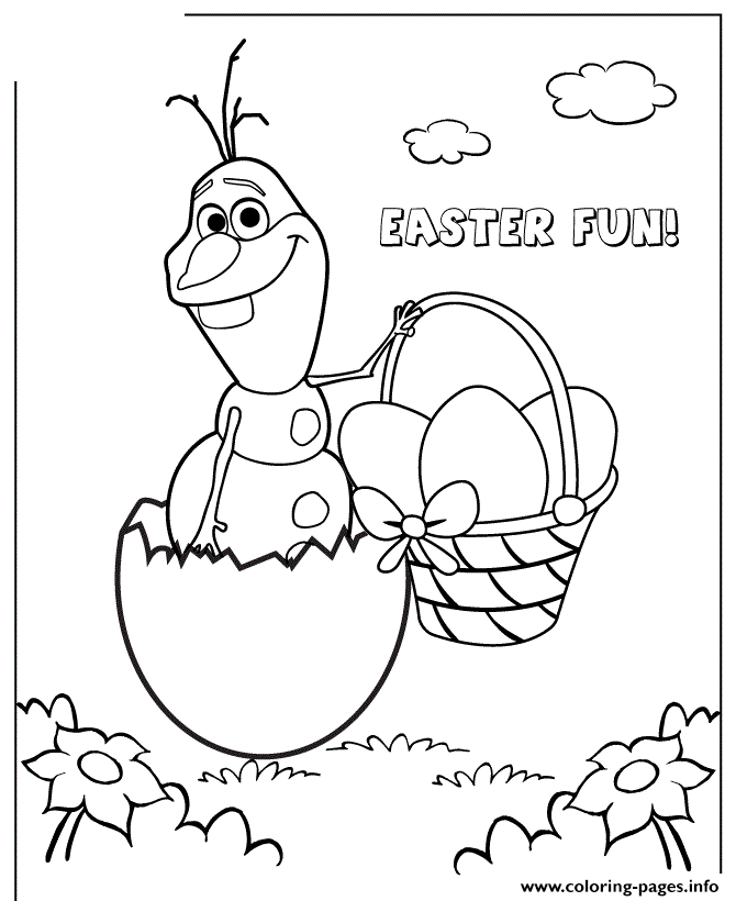 Easter Egg Coloring Pages