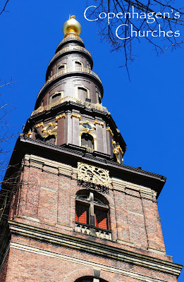 The churches of Copenhagen Denmark.