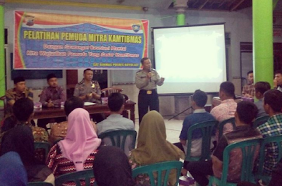 Sinergitas Pemuda Blagung dengan Polres Boyolali 