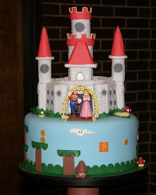 Super Mario Wedding Cakes