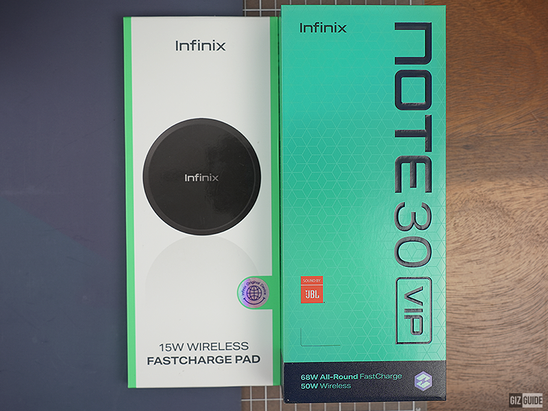 Infinix Note 30 VIP's outer packaging