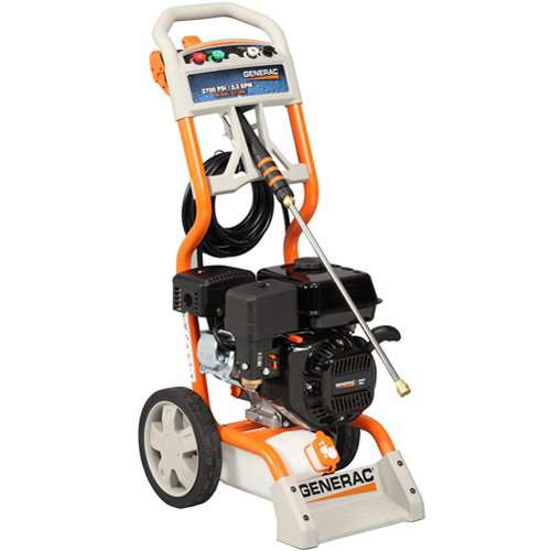 Generac 6022/5989 2,700 PSI 2.3 GPM 196cc OHV Gas Powered Pressure Washer