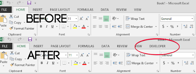 Cara Mudah Memunculkan Tab Developer pada Microsoft Excel