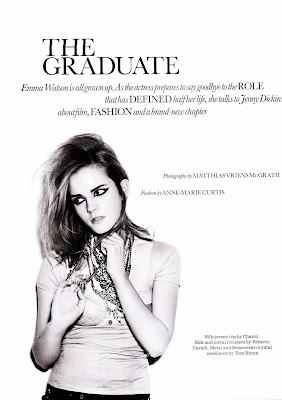 Emma Watson looks good in Elle