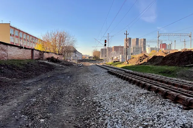 пути Рижского направления Московской железной дороги в районе 7-го проезда Марьиной Рощи