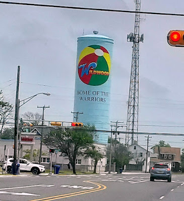 Wildwood Water Tower - Beach Ball Design in New Jersey