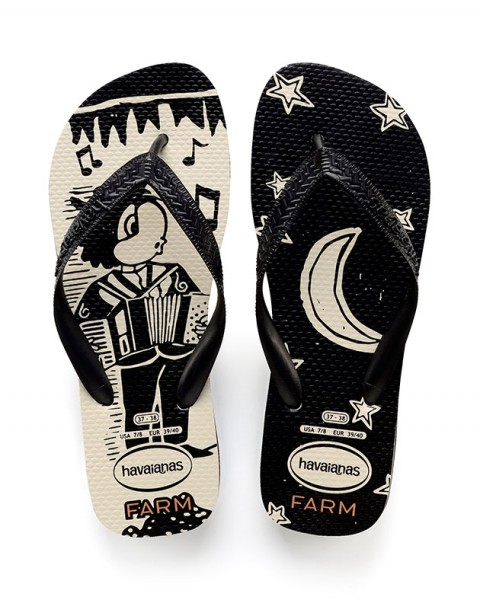 havaianas e farm ze carioca