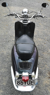 Rear view of Honda Joker Replica