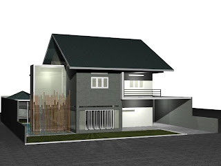 Desain Rumah Modern 20 x 23 M2