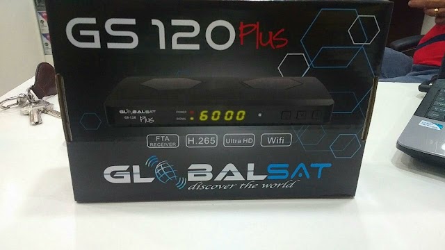 GLOBALSAT GS120 PLUS NOVA ATUALIZAÇÃO V1.15 - 29/05/2018