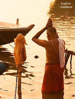 Kota suci varanasi india ghat terkenal di varanasi