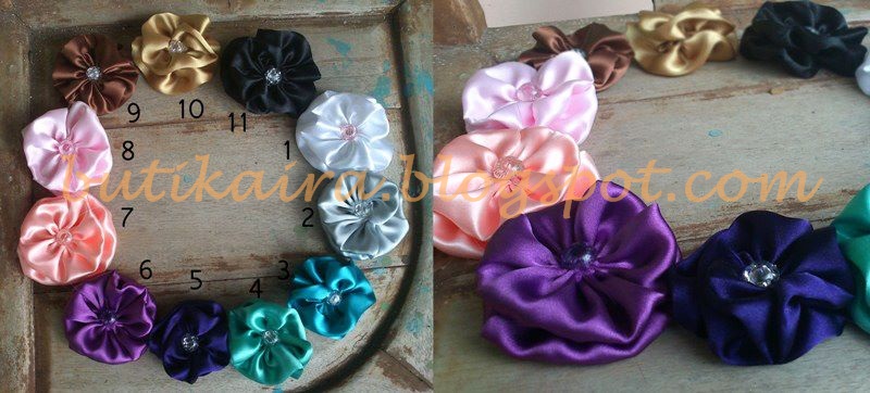 Butik Aira is here for you: Brooch FLower Satin