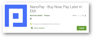  NanoPay Without EMI Loan