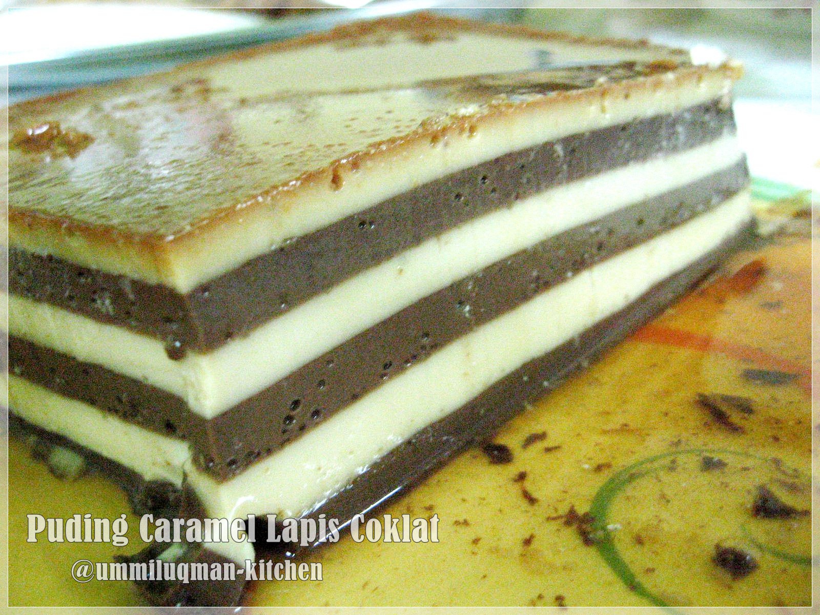 Jom makan: Puding Caramel Lapis Coklat