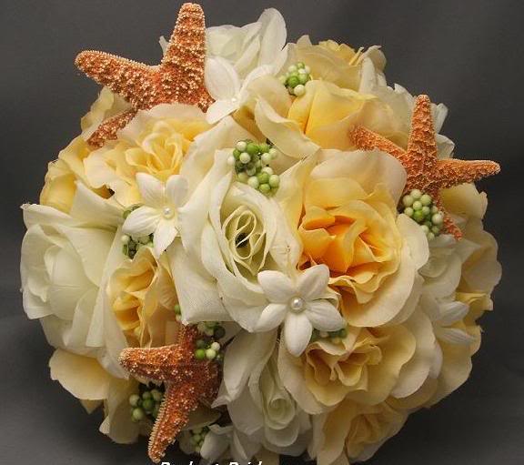  accented with starfish and berries perfect for a beach themed wedding