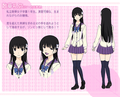 Sankarea anime character design