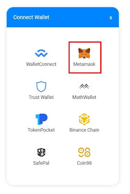 Hình ảnh liên kết tài khoản railrble với metamask