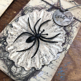 Sara Emily Barker http://sarascloset1.blogspot.com/ Sweetly Creepy Halloween Party Favors with Tim Holtz 3D Embossing Stampers Anonymous Entomology 2