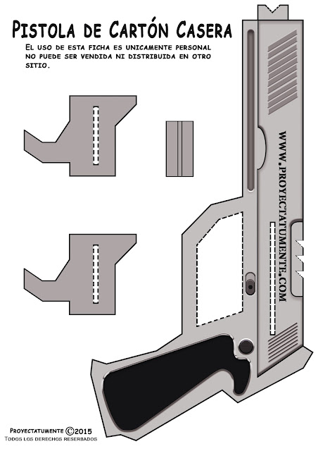 Lado izquierdo de la pistola