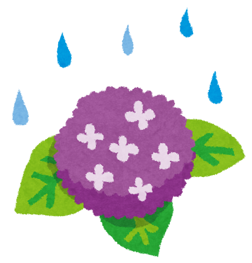 梅雨のイラスト 紫陽花と雨 かわいいフリー素材集 いらすとや 梅雨のイラスト 紫陽花と雨 かわいいフリー素材集 いらすとや
