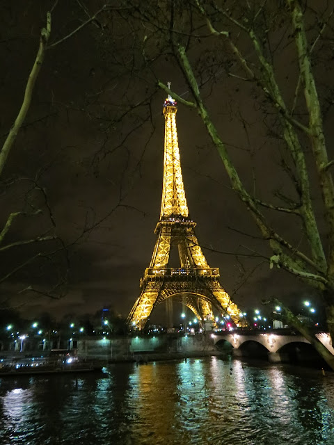 Eiffel tower paris night