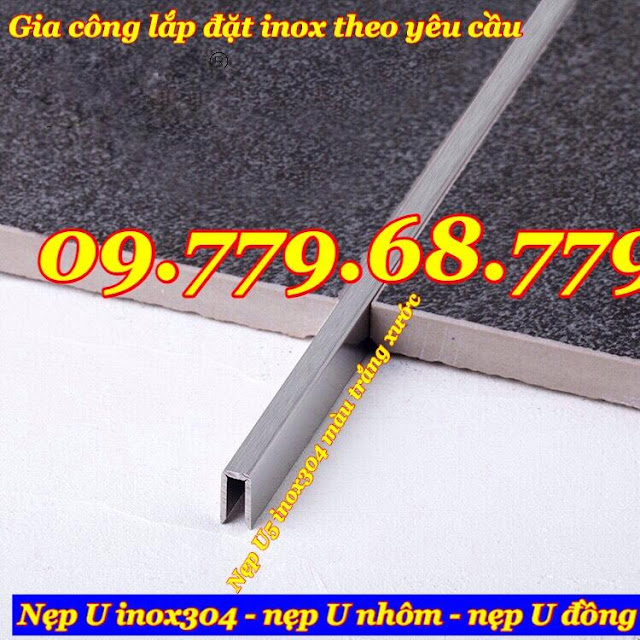 nẹp chữ U inox 304