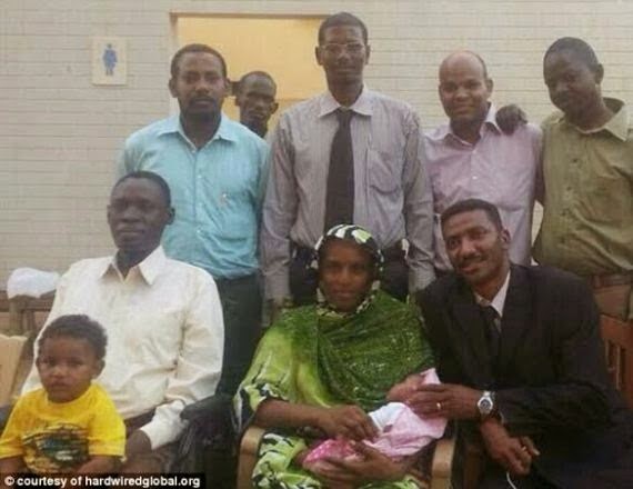 Meriam, the Sudanese Woman Finally Released. Photo