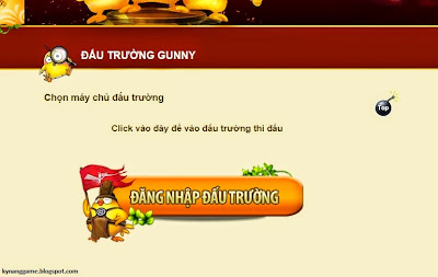 Cách vào đấu trường gunny