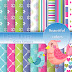 kit digital papel Beautiful Colors