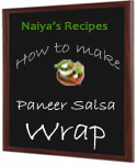 How to Make Paneer Salsa Wrap
