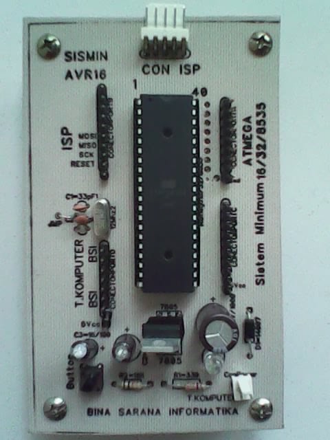 Mikrokontroler Atmel MCS51 dan ATMega AVR layout  PCB  
