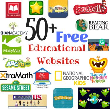 50+ Free Educational Websites ~ Make Learning Fun 