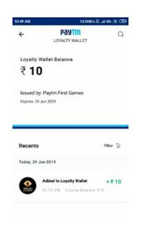 PayTM First Games Refer Earn