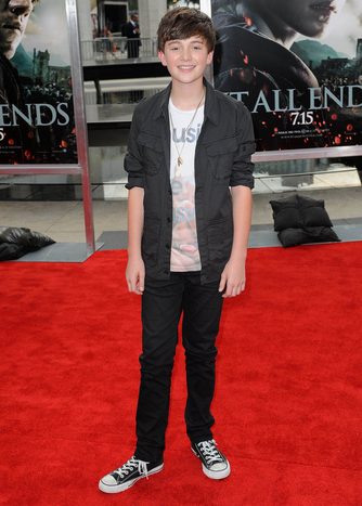 Pictures of Greyson Chance the film premiere of Harry Potter and the