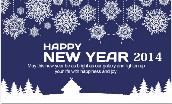 Happy New Year 2014 Greetings E Cards