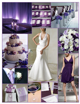 Hello everyone and welcome to a Weekend Wedding in Purple & White!