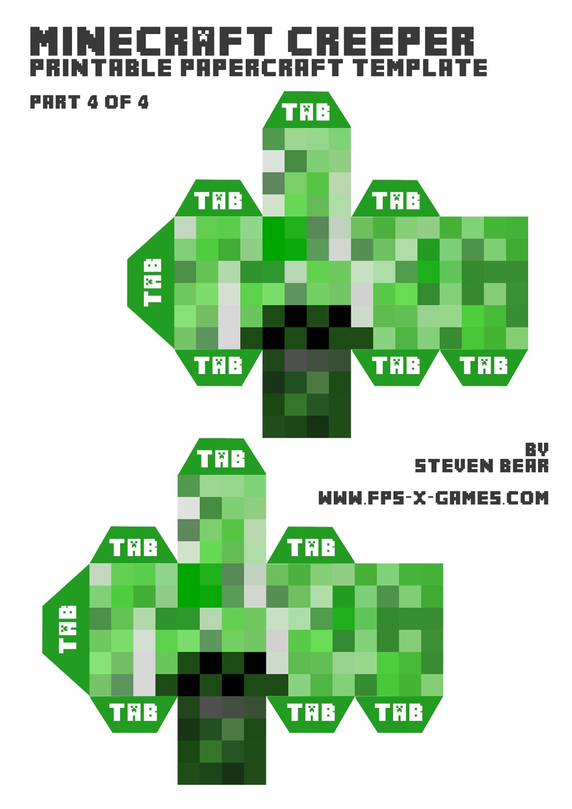 Pin Minecraft Creeper Face Wallpaper on Pinterest