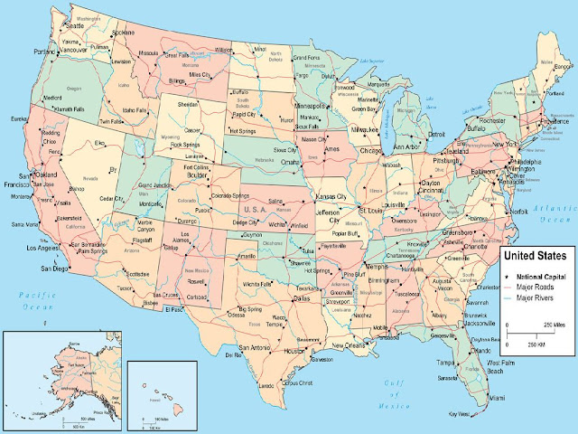 Current Map Of The United States 