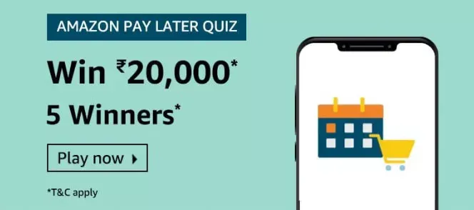 Amazon Pay Later Quiz