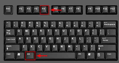 cara mematikan komputer dengan keyboard
