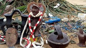 Fake Prophetess Exposed In Akwa Ibom As Youths Discover Charms, Fetish Items(Photos)