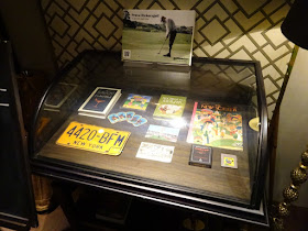Memorabilia at the Swing by Golfbaren indoor minigolf course and speakeasy in Stockholm Sweden