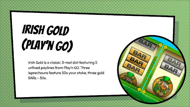 Irish Gold free classic slot by Play'n Go