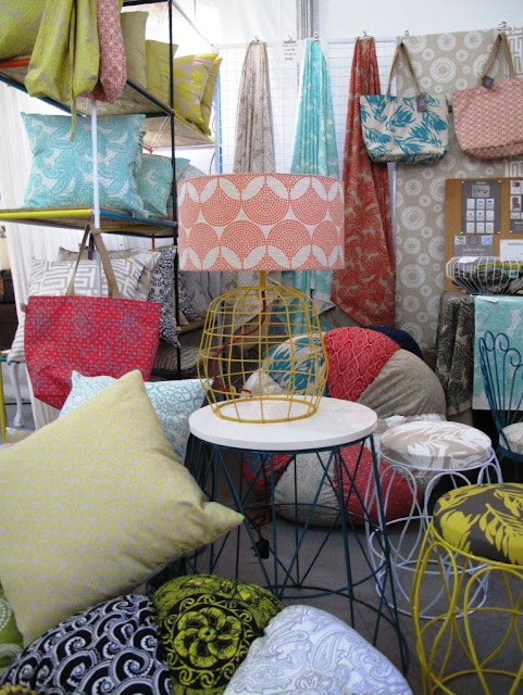 Acid Yellow furniture and pattern design from Indigi Designs.  Photo by Keri Muller