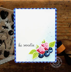 Sunny Studio Stamps: Berry Bliss Clean And Simple Friendship Card by Vanessa Menhorn