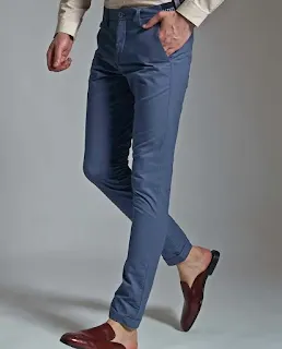 Slim fit men casual trouser